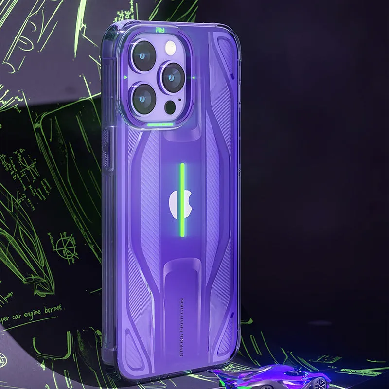 PQY Supercar Military Grade Shockproof Luminous Case Cover