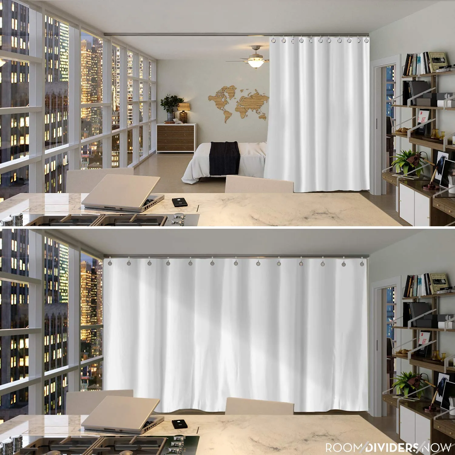 Premium Heavyweight Room Divider Curtain