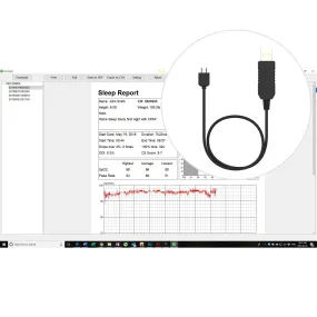 Professional Version Upgrade Package for LOOKEE® Ring Sleep Monitor, Including PC Software and PC Data Cable