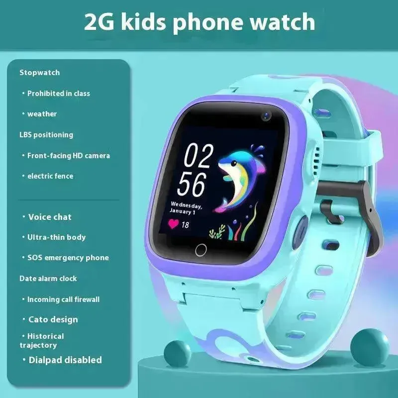 Q12S Children's Smart Positioning Watch Waterproof Photo Touch Screen Student Smart Watch