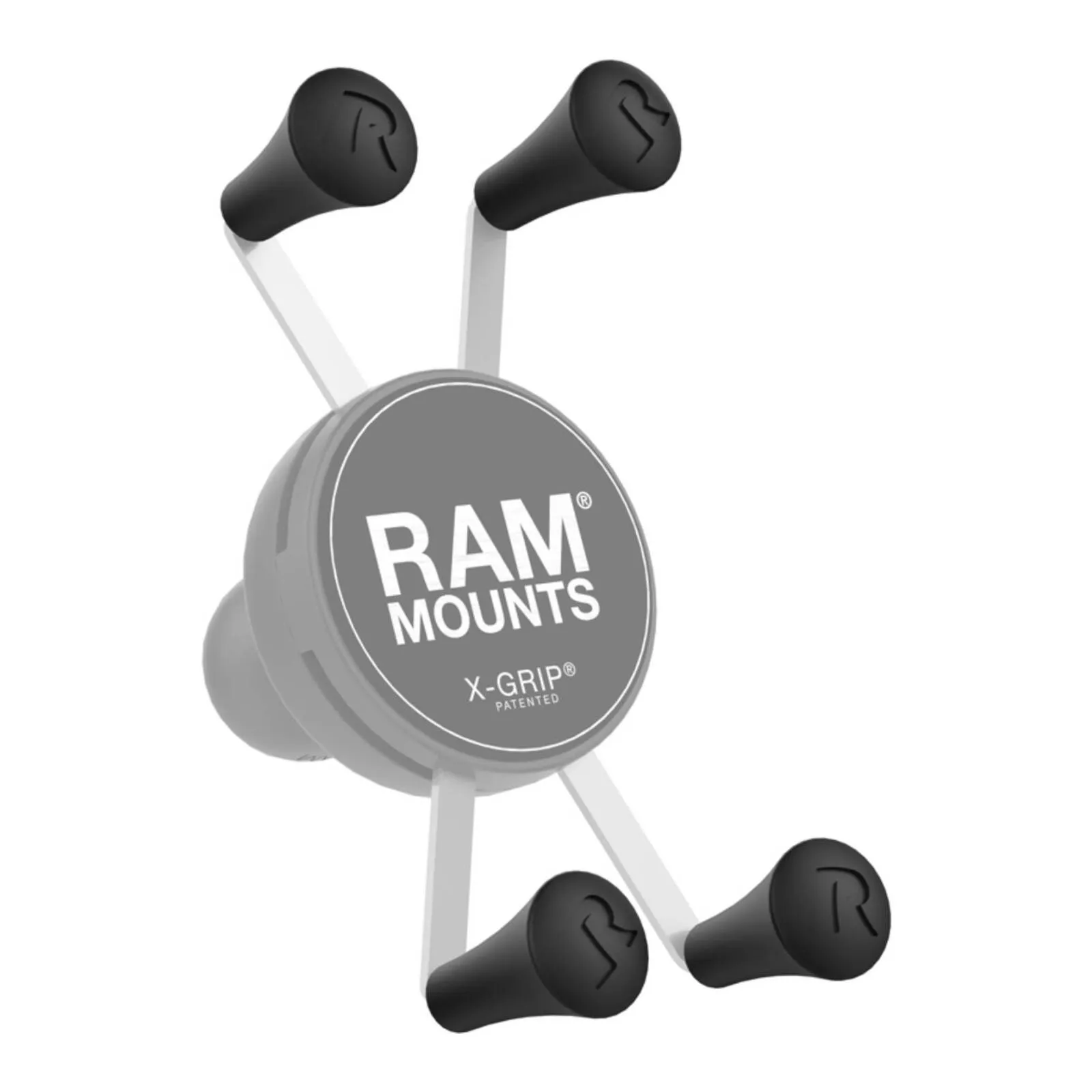 RAM X-GRIP RUBBER CAP 4-PACK REPLACEMENT