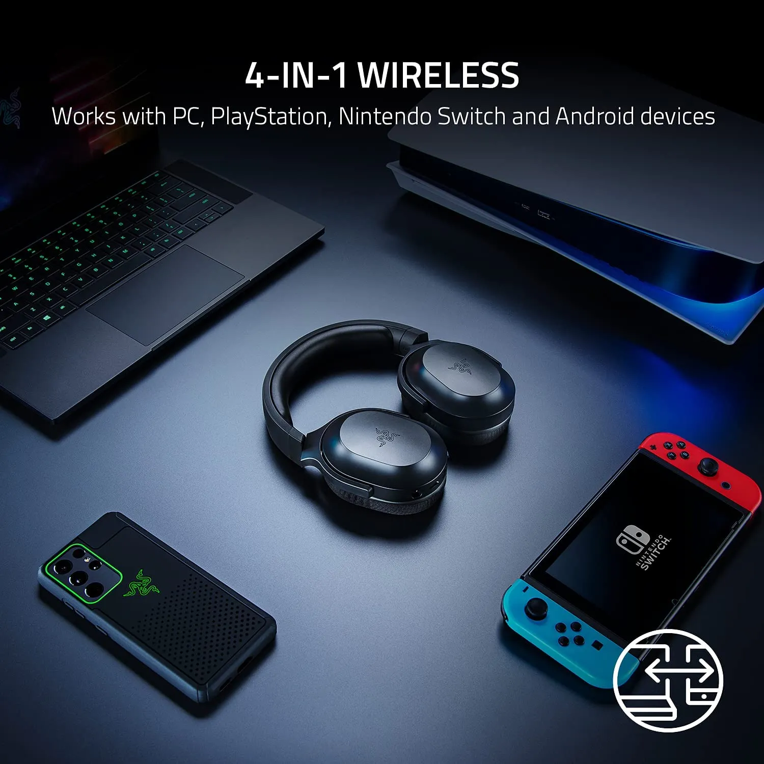 Razer Barracuda X Wireless Multi-Platform Gaming and Mobile Headset