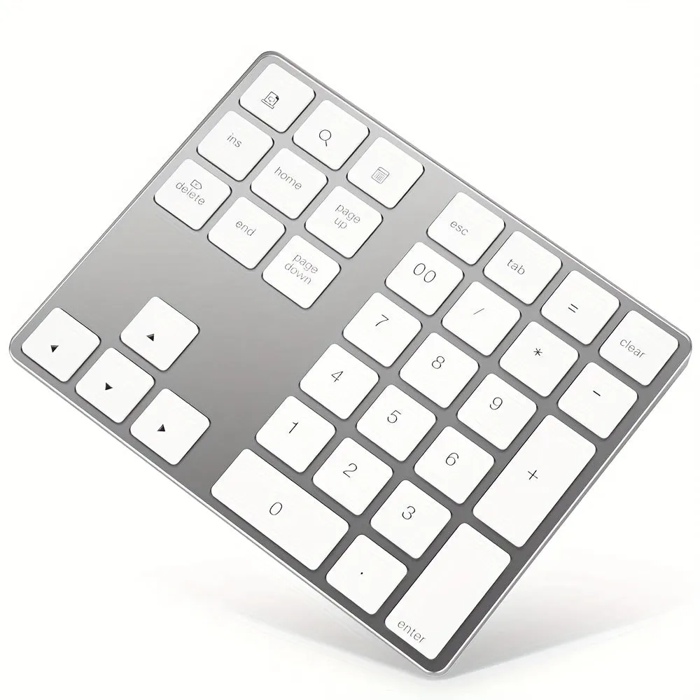 Rechargeable Wireless BT Digital Keyboard For Financial Accounting, Stock Trading & Portable Office Use