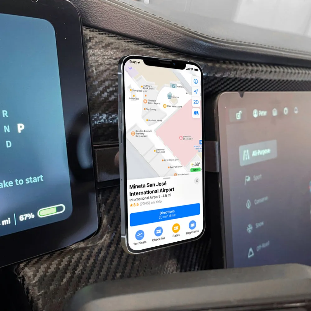 Rivian R1T R1S Magnetic Phone Holder iPhone Magnetic Car Mount for Universal Cell Phone