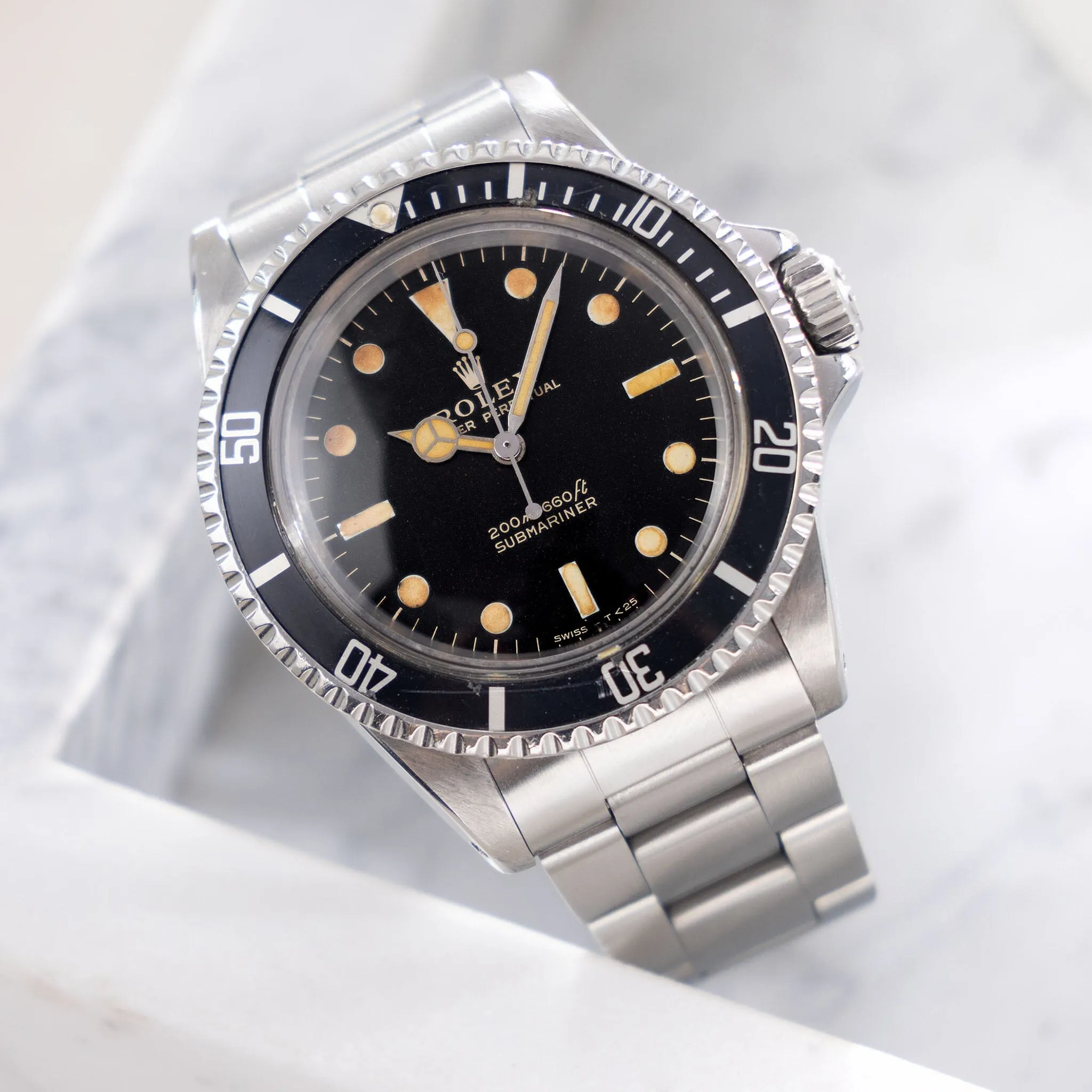 Rolex Submariner no date Gilt Dial Ref 5513