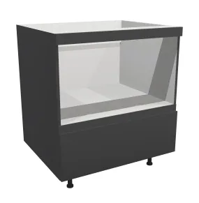 RTA - Lacquer Grey - Base Microwave Cabinet | 27"W x 30"H x 23.8"D