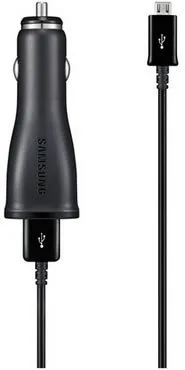 Samsung ECA-U21CBE 2 Amp Car Charger & MicroUSB Data Cable