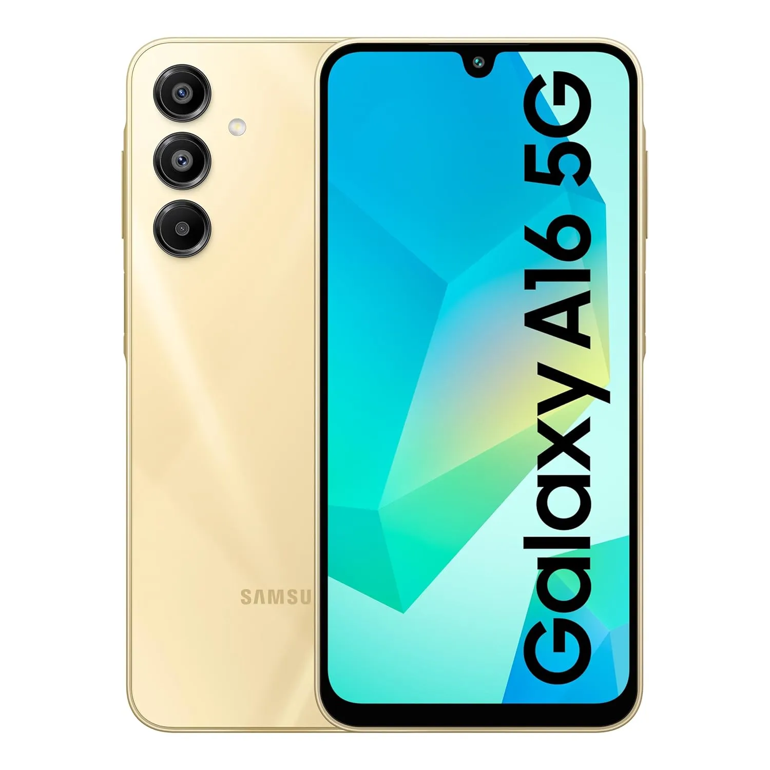 Samsung Galaxy A16 5G (Gold, 8GB RAM, 256GB Storage) | Super AMOLED | 50MP Triple Camera with Ultra Wide Lens | 6 OS & 6 Years Security Updates | IP54 | Tap & Pay | 5000mAh