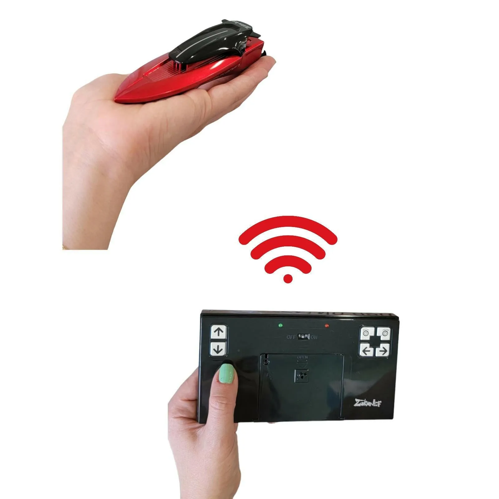 Speed Boat Mini Wireless Remote Control for Kids  (Red)