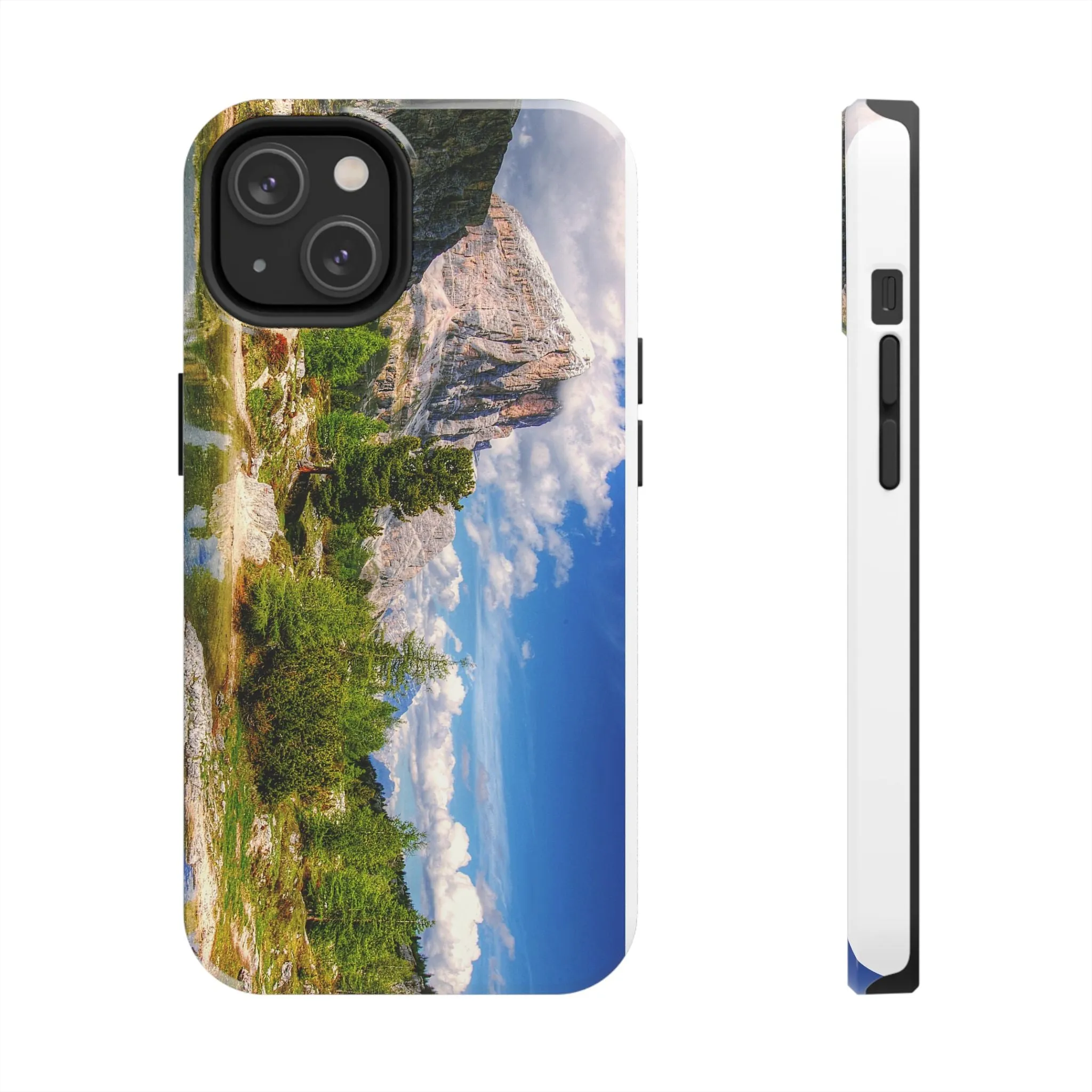 Spring Awakening: Mountains in Full Bloom - Tough Phone Cases