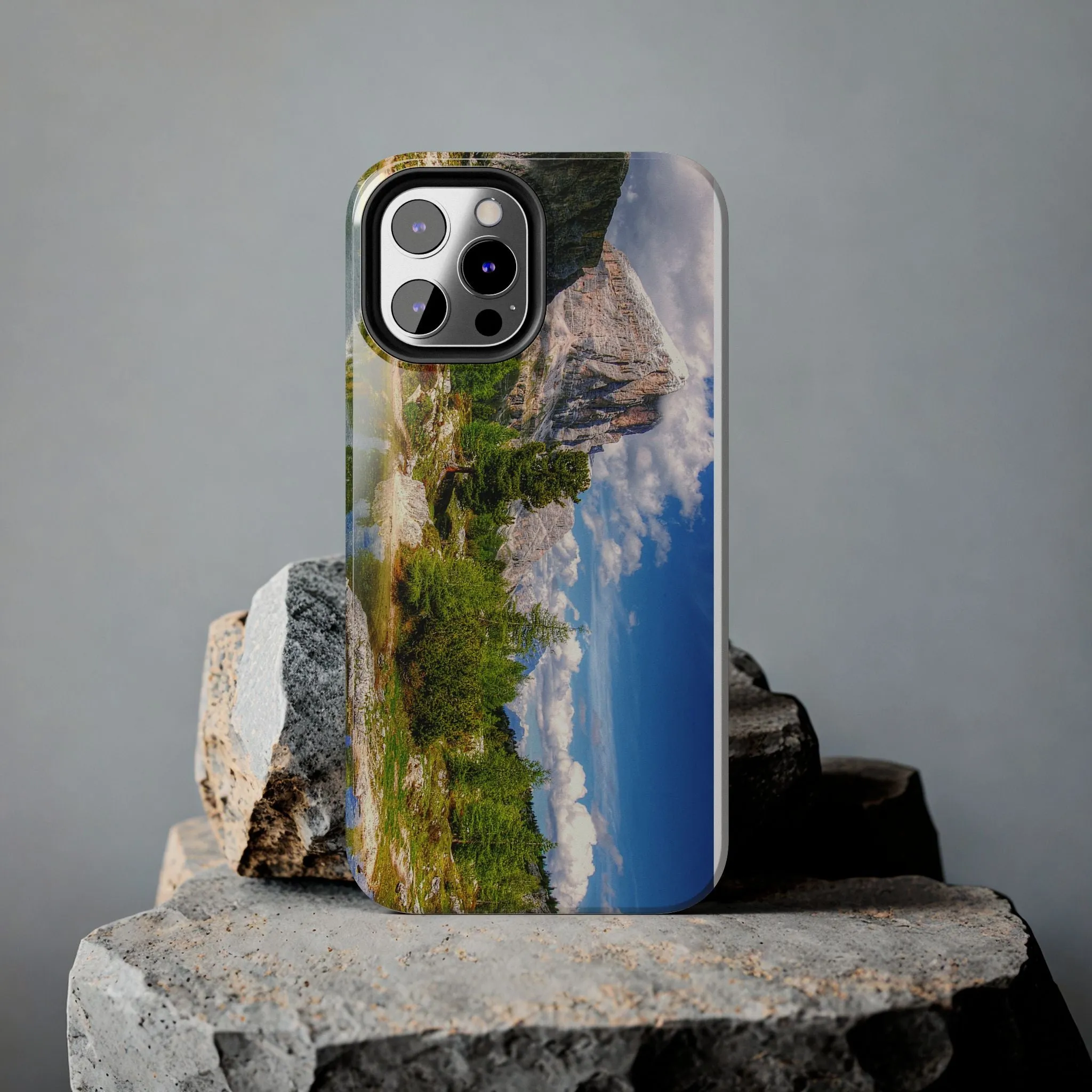 Spring Awakening: Mountains in Full Bloom - Tough Phone Cases