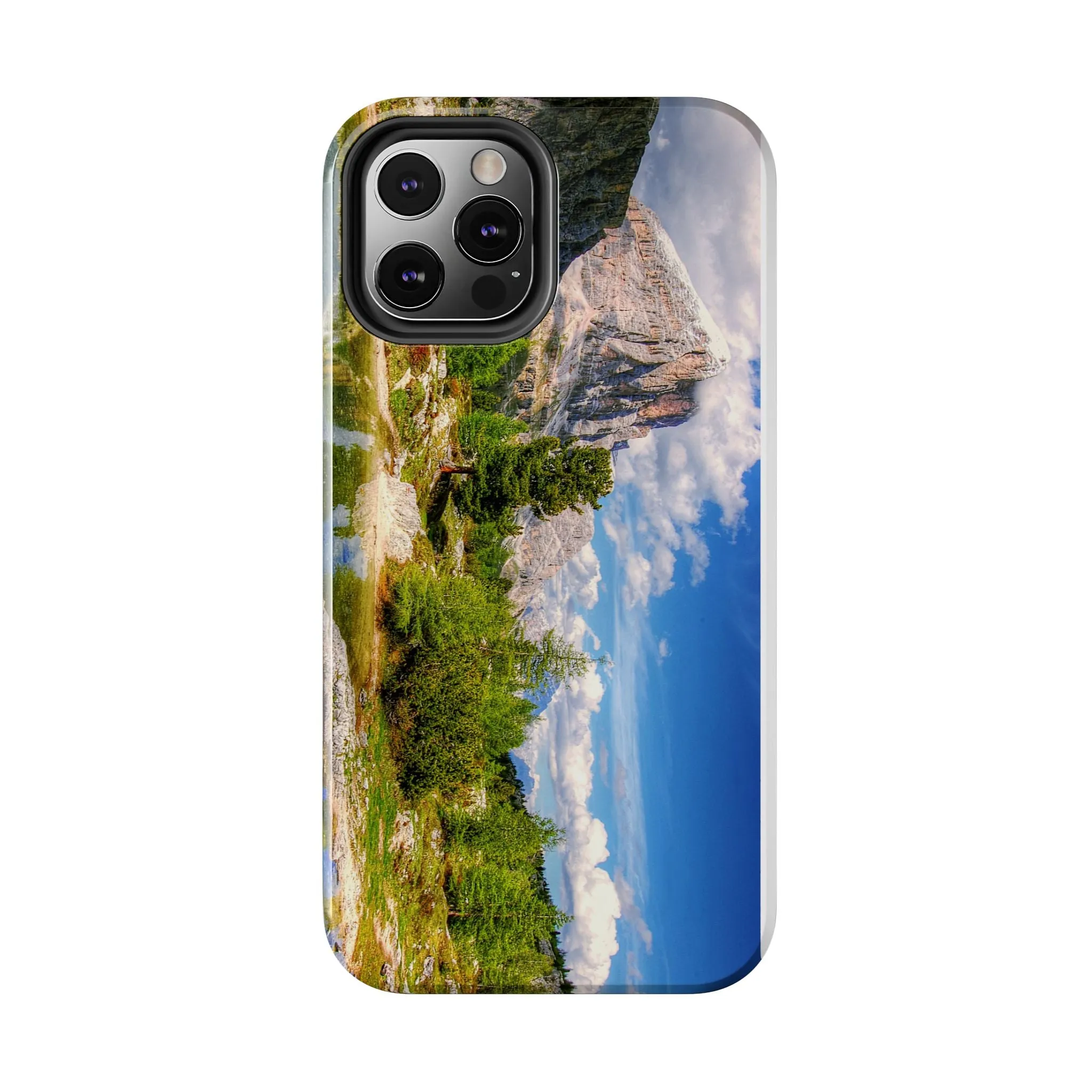 Spring Awakening: Mountains in Full Bloom - Tough Phone Cases