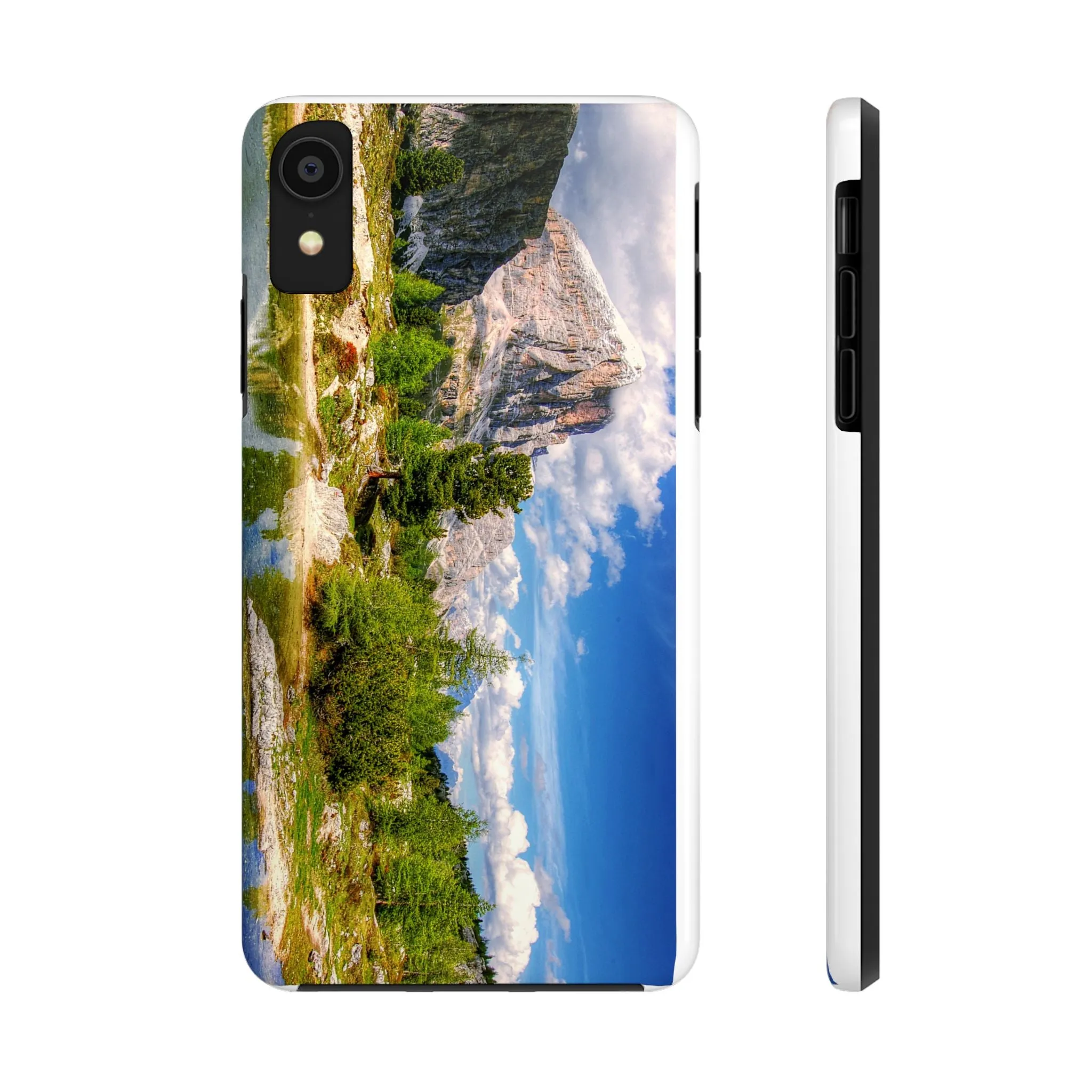 Spring Awakening: Mountains in Full Bloom - Tough Phone Cases