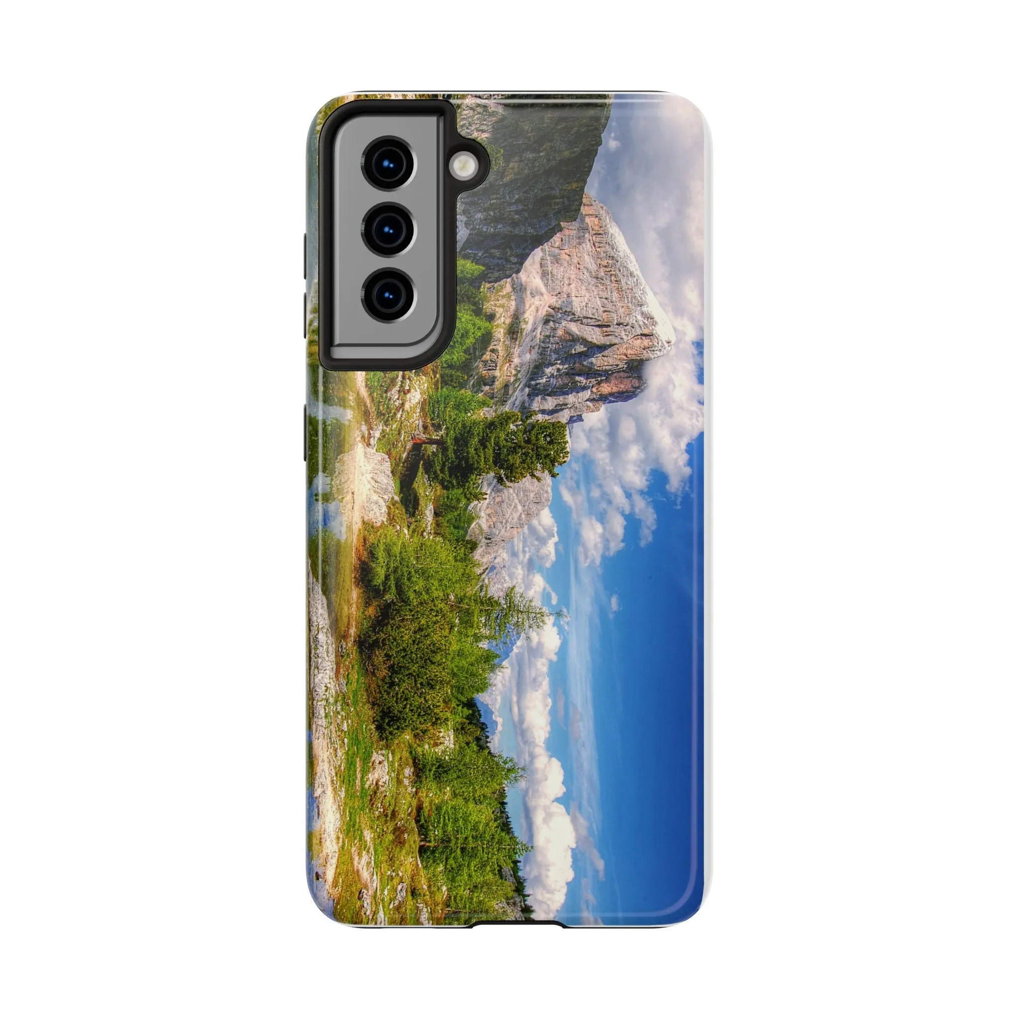 Spring Awakening: Mountains in Full Bloom - Tough Phone Cases