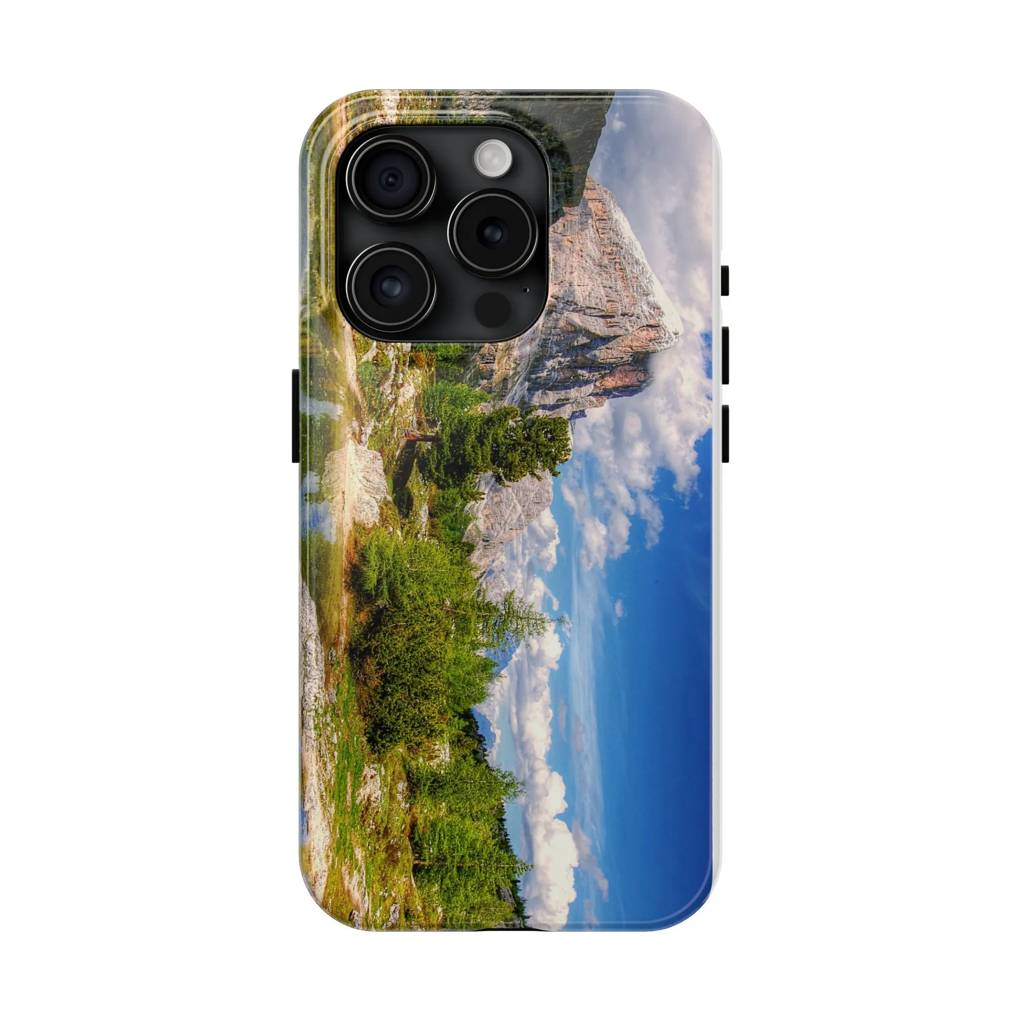 Spring Awakening: Mountains in Full Bloom - Tough Phone Cases