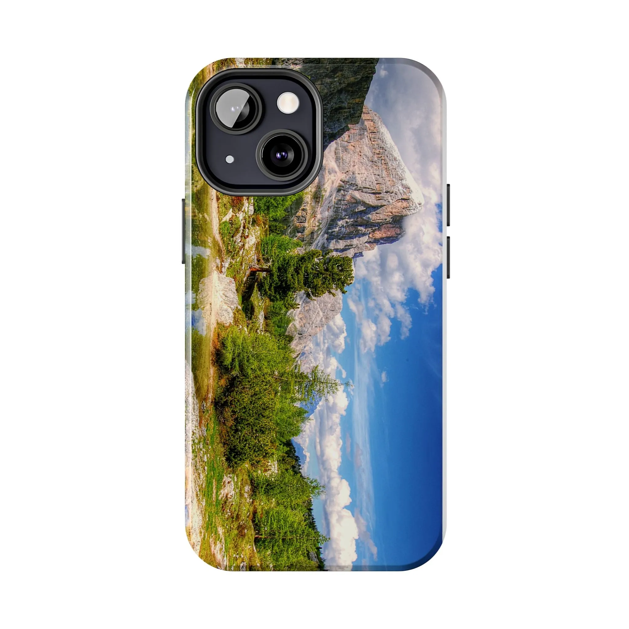 Spring Awakening: Mountains in Full Bloom - Tough Phone Cases