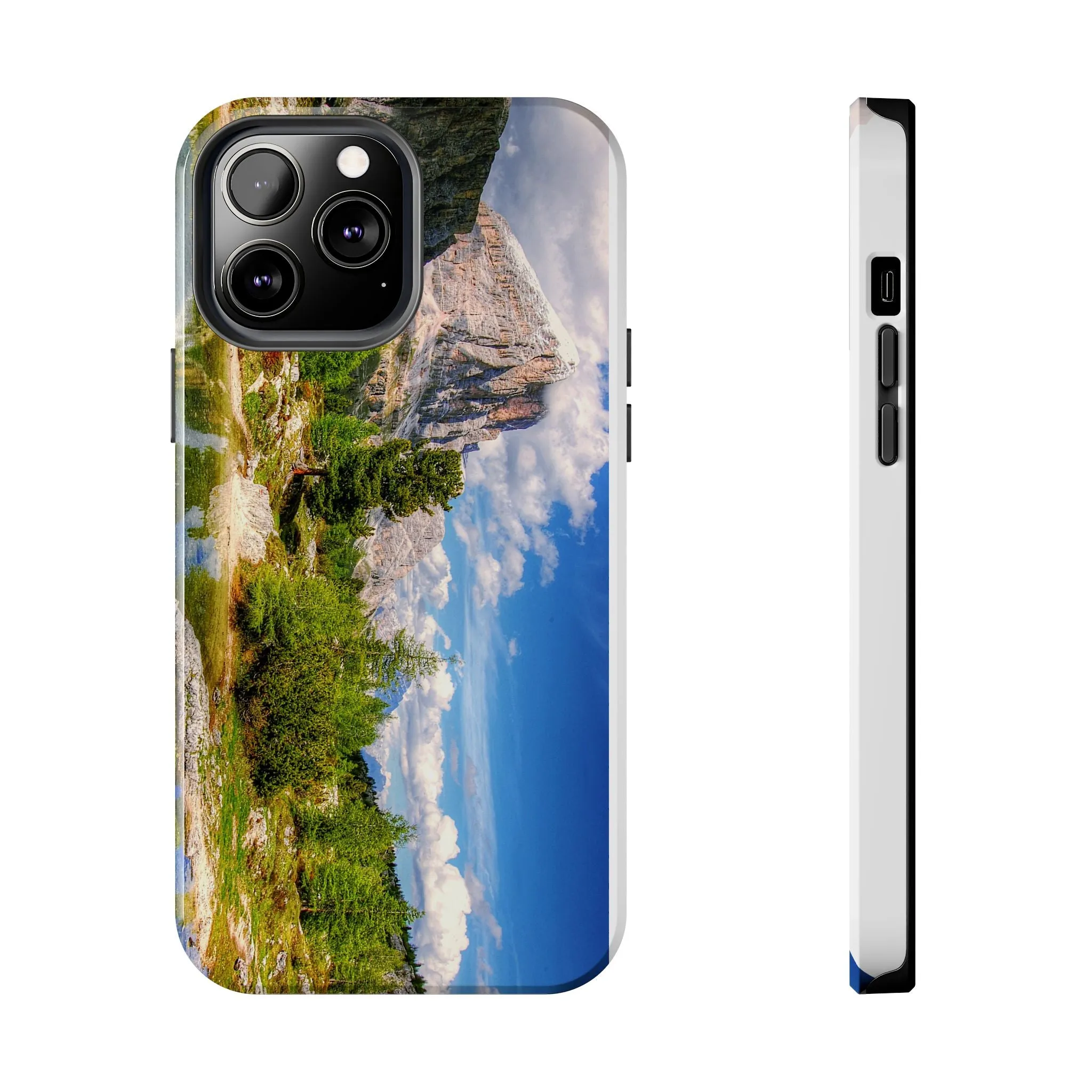 Spring Awakening: Mountains in Full Bloom - Tough Phone Cases