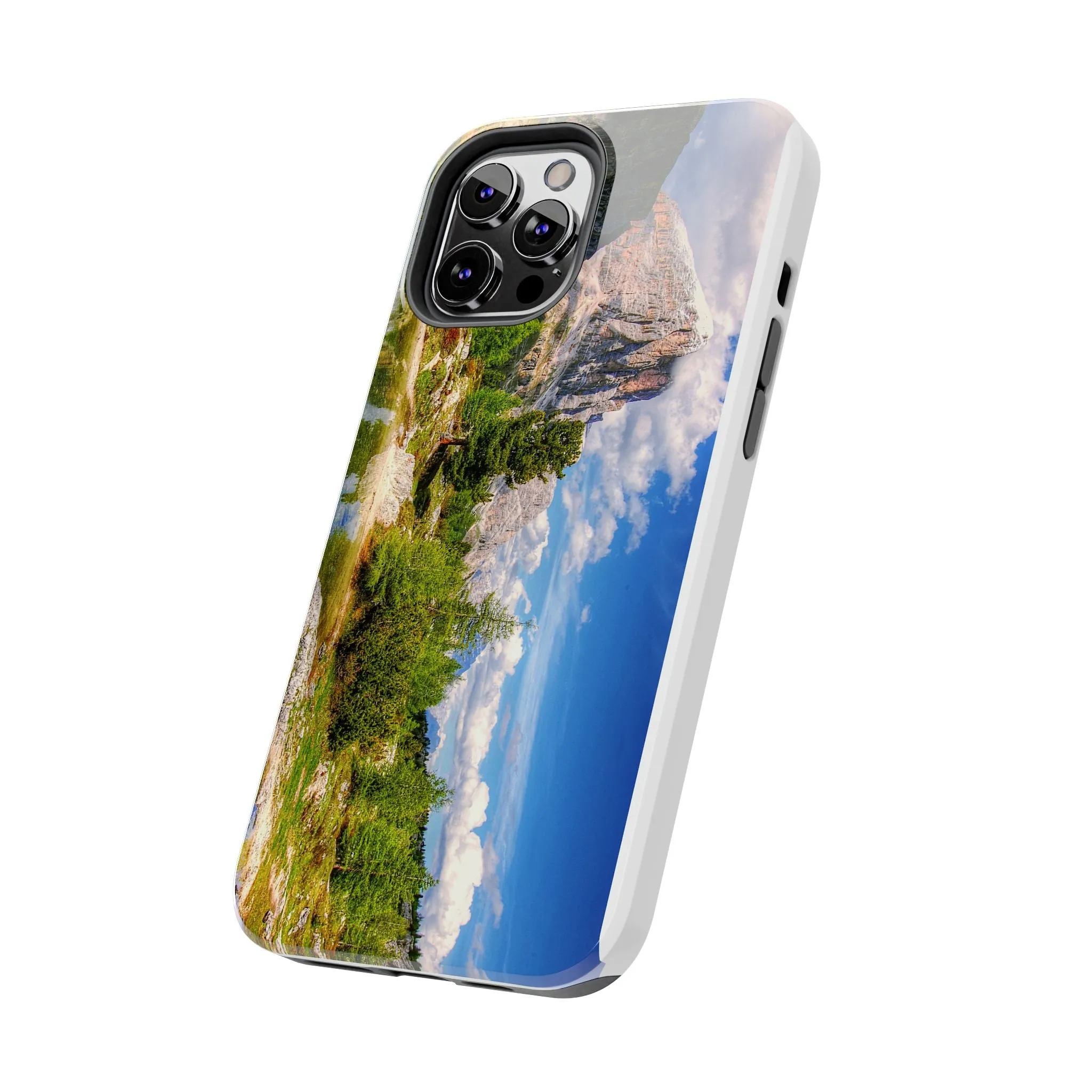 Spring Awakening: Mountains in Full Bloom - Tough Phone Cases