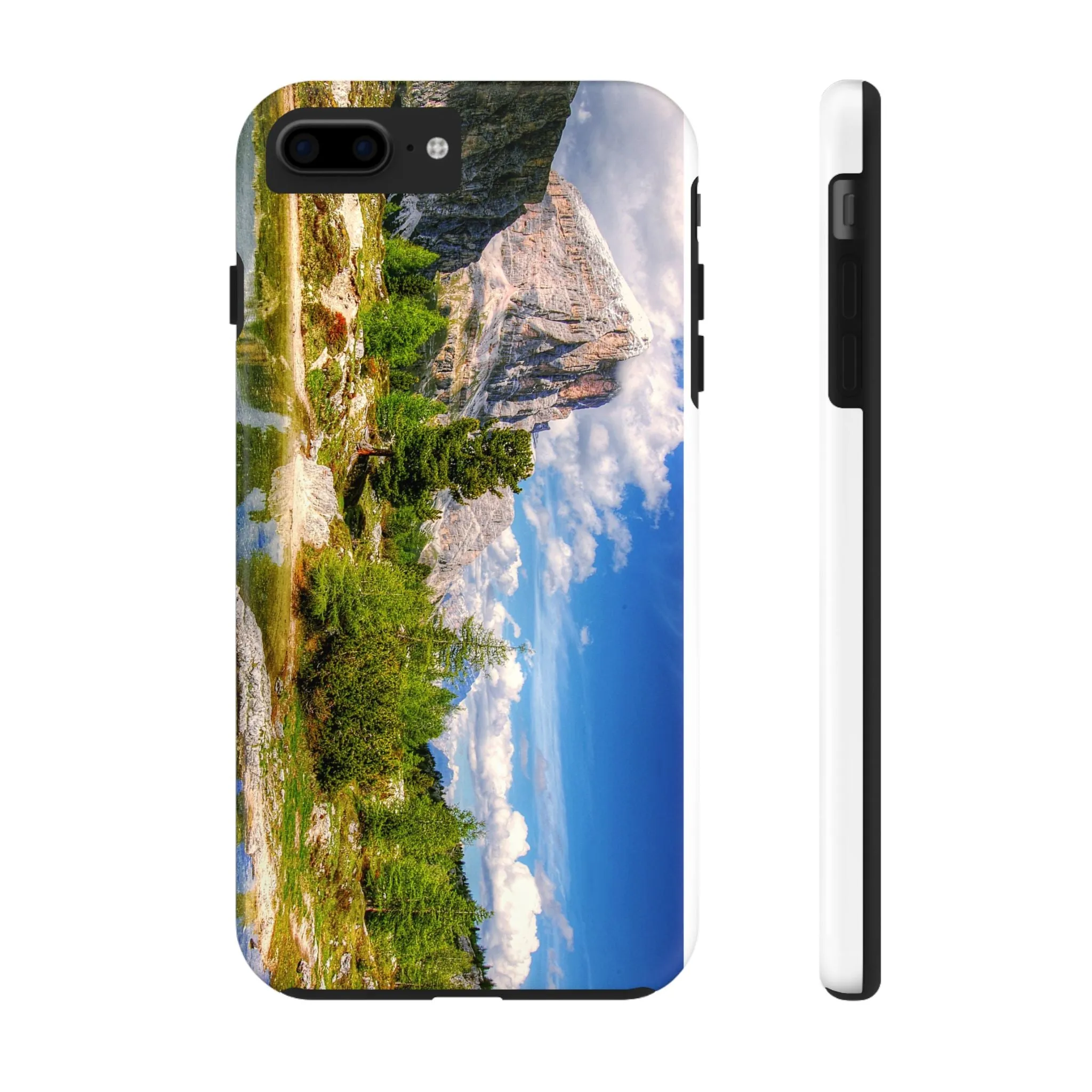 Spring Awakening: Mountains in Full Bloom - Tough Phone Cases