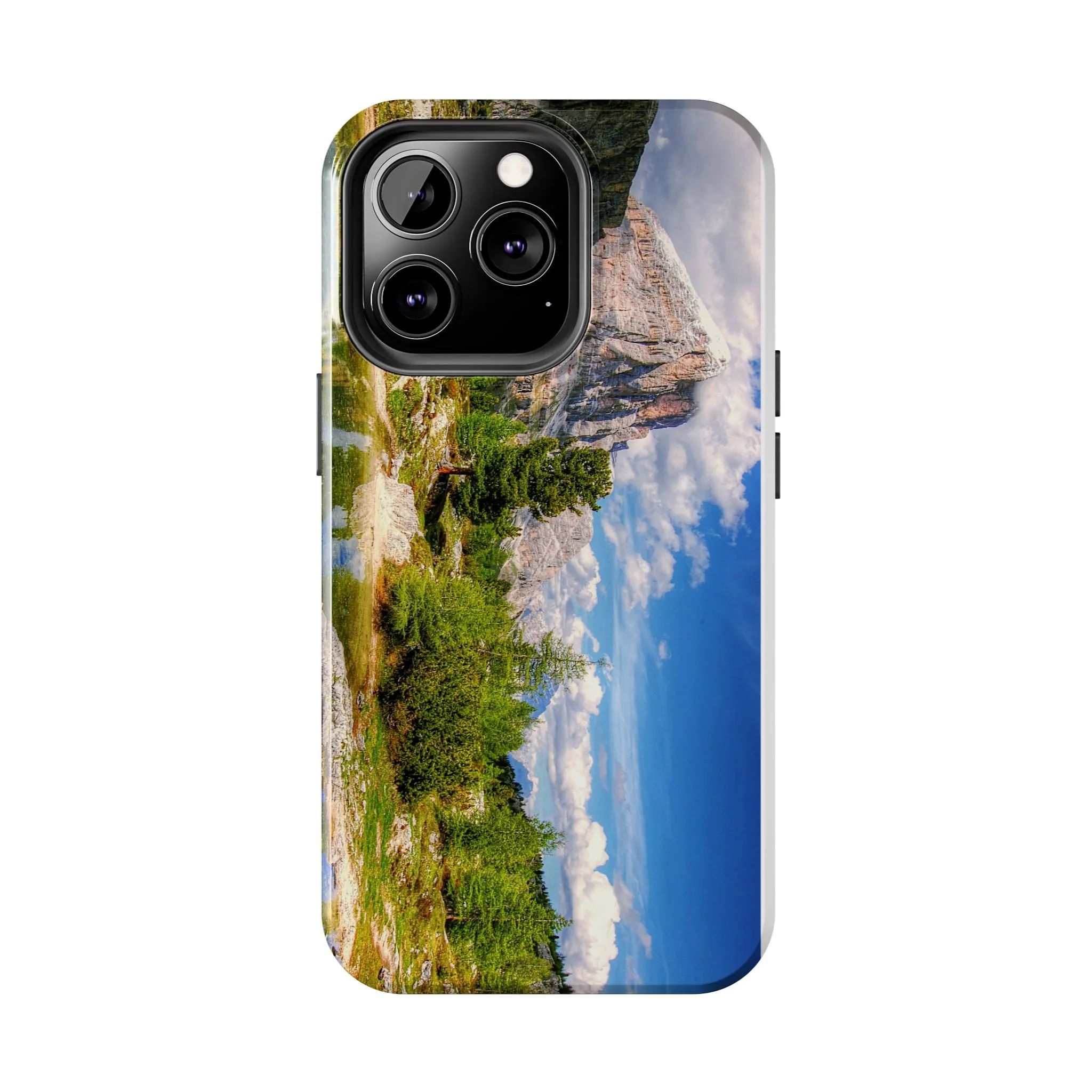 Spring Awakening: Mountains in Full Bloom - Tough Phone Cases