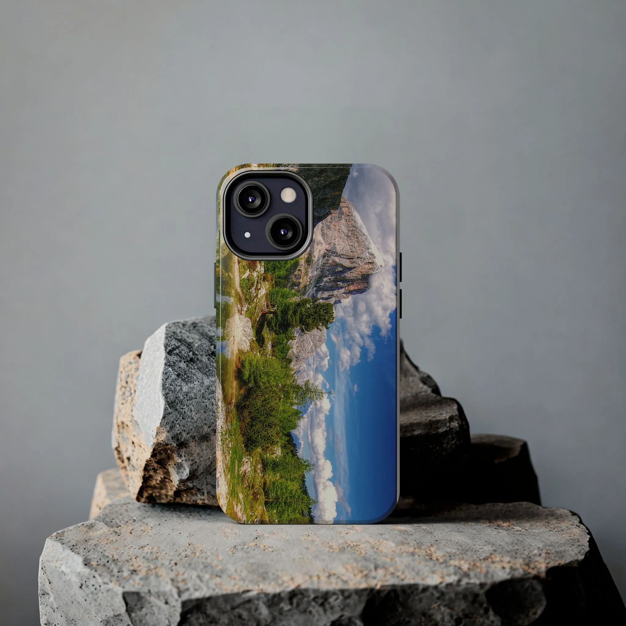 Spring Awakening: Mountains in Full Bloom - Tough Phone Cases