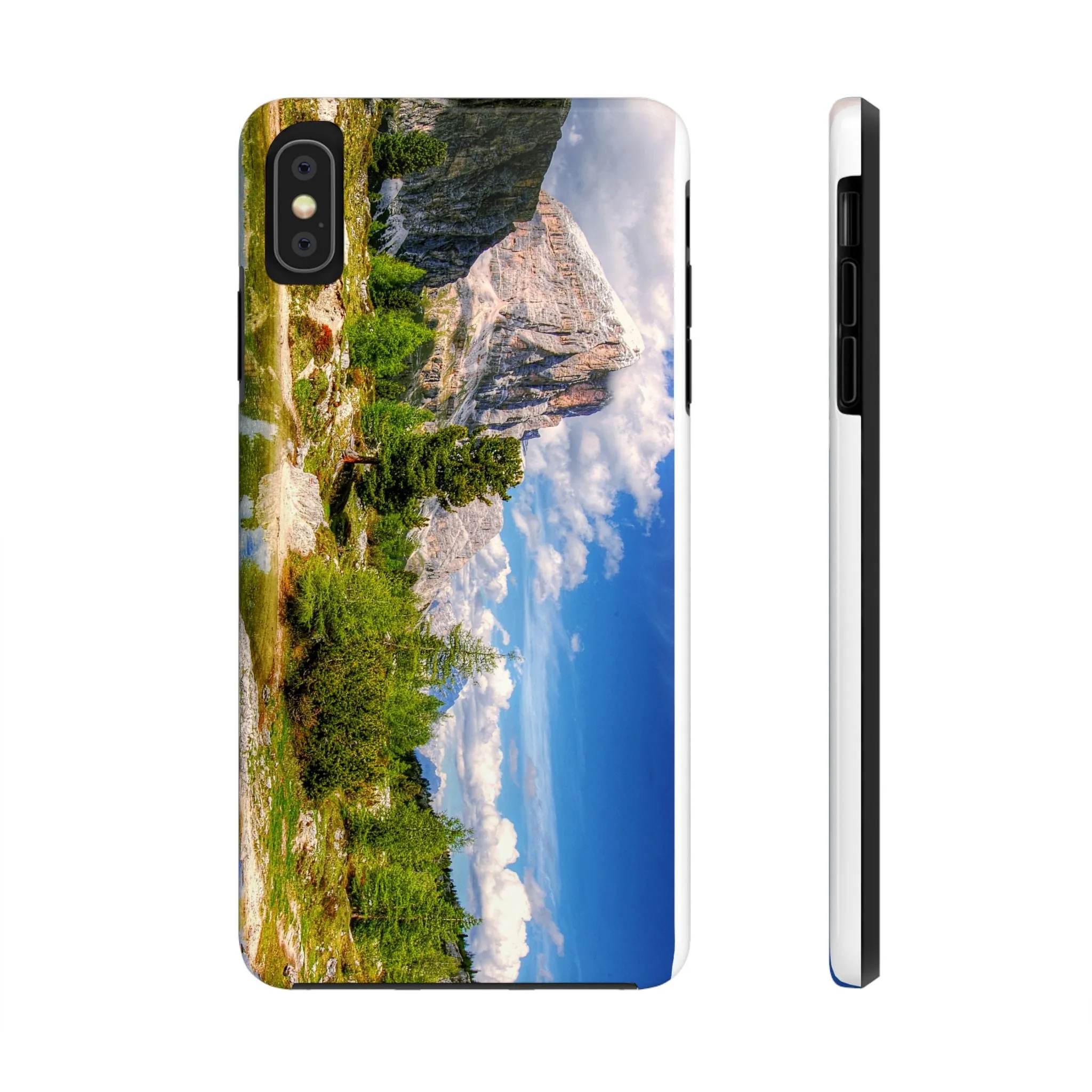 Spring Awakening: Mountains in Full Bloom - Tough Phone Cases