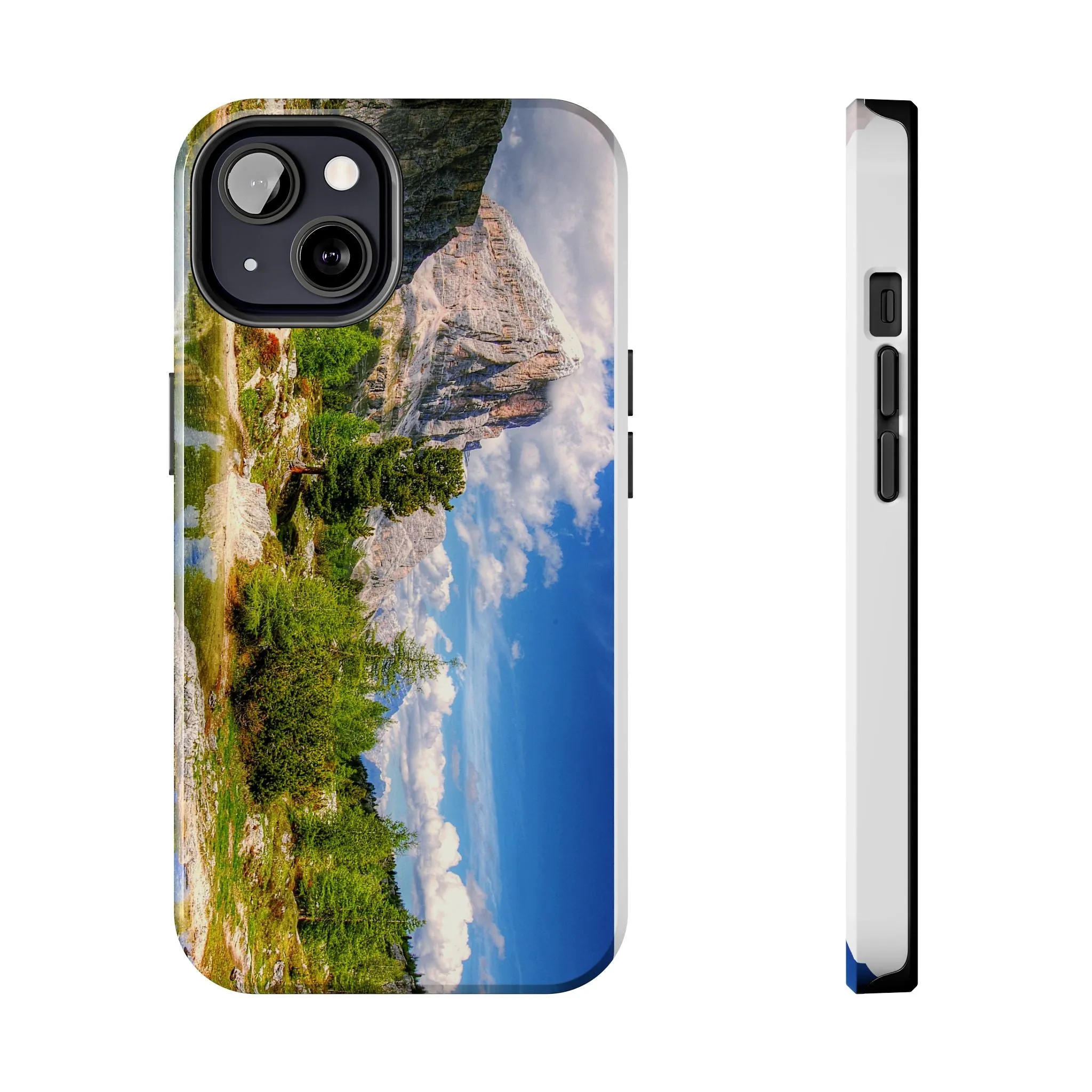 Spring Awakening: Mountains in Full Bloom - Tough Phone Cases