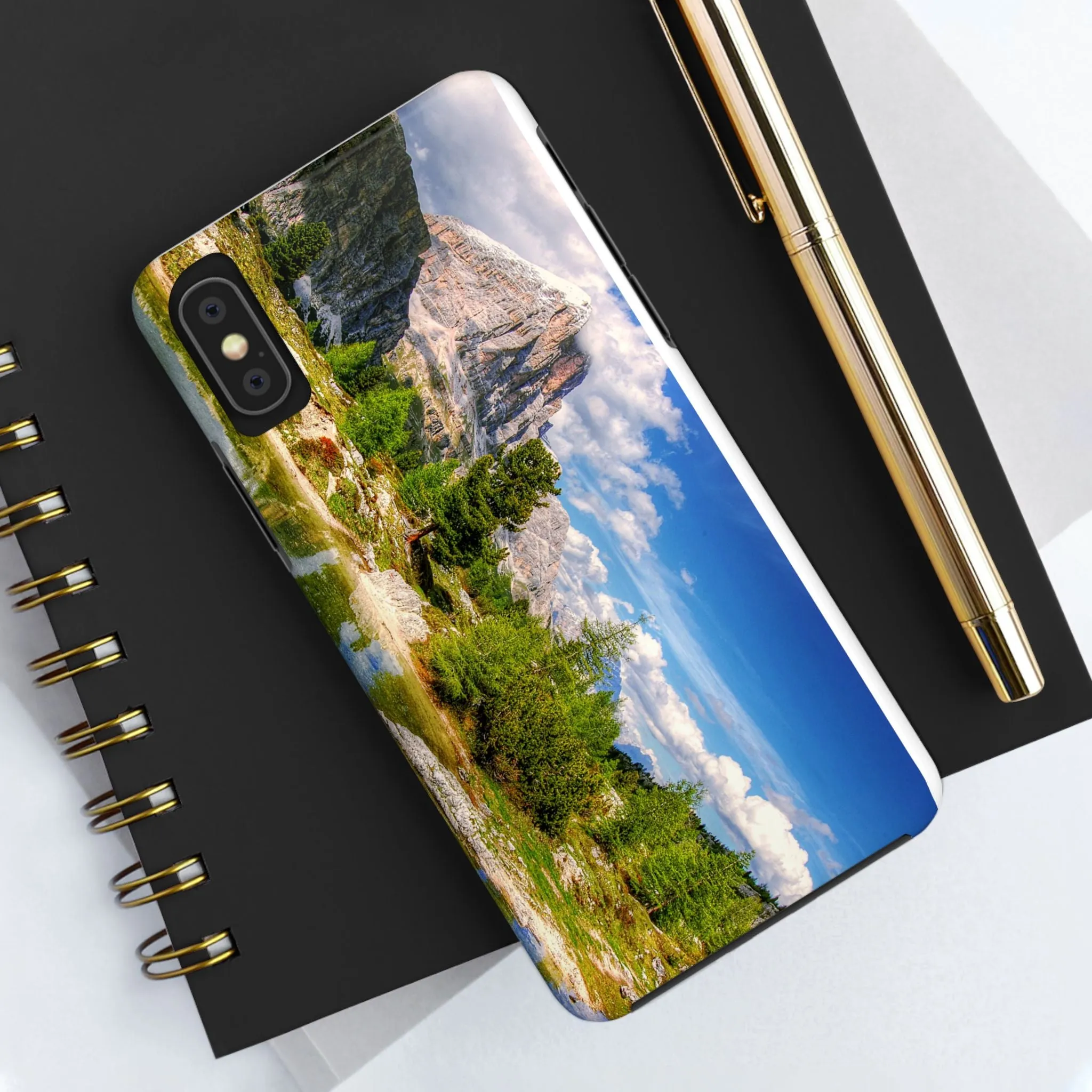 Spring Awakening: Mountains in Full Bloom - Tough Phone Cases