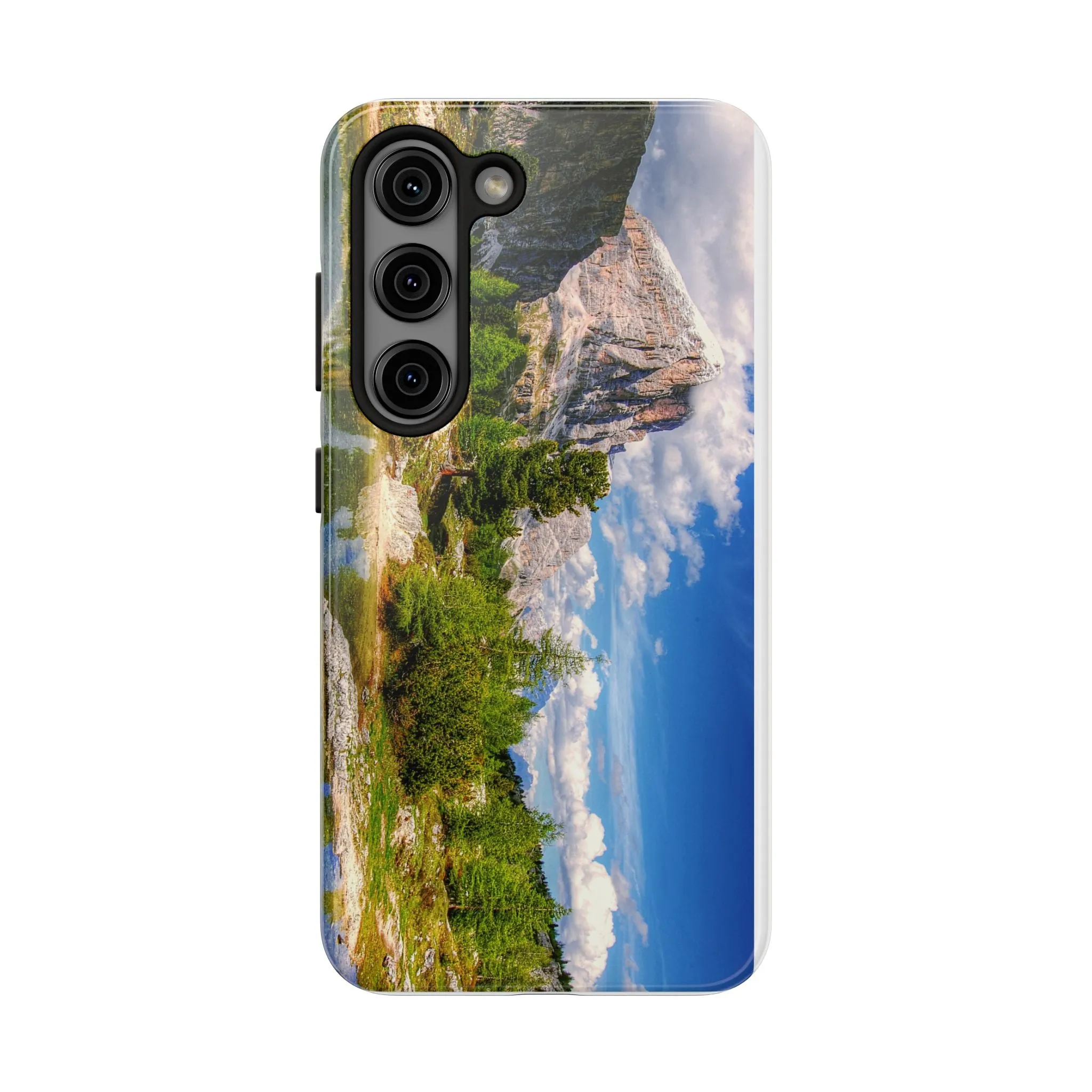 Spring Awakening: Mountains in Full Bloom - Tough Phone Cases