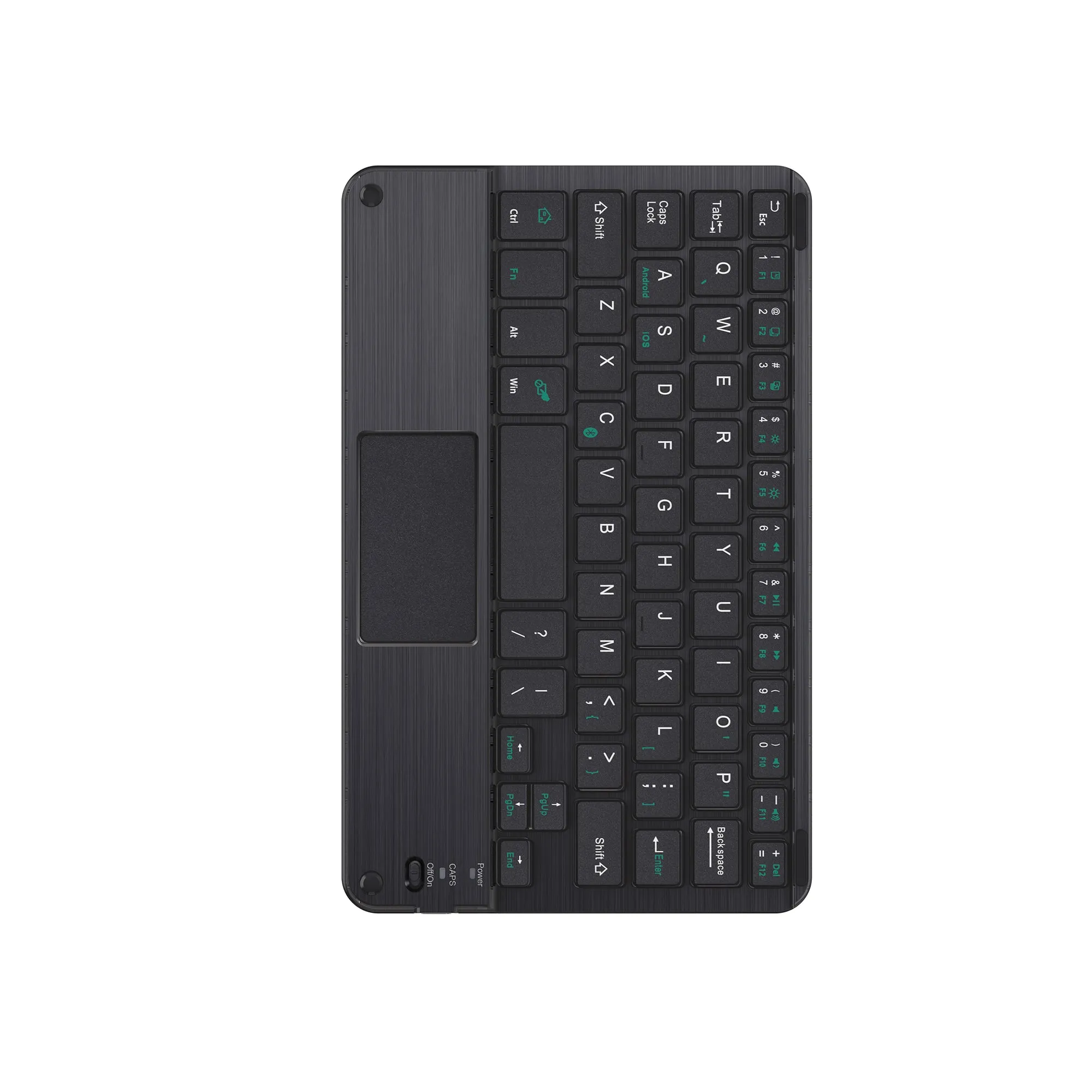 Tablet Folio Case with Keyboard, Universal 7-8" Tablets Black