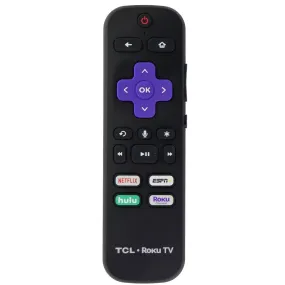 TCL Voice Remote Control (RC-AL5) with Netflix/ESPN/Hulu Keys - Black