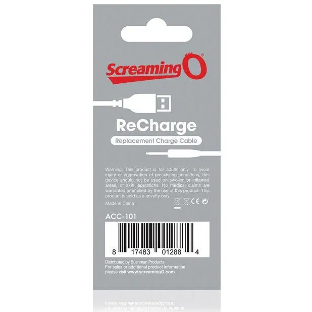 TheScreamingO - ReCharge Replacement Charging Cable (White)