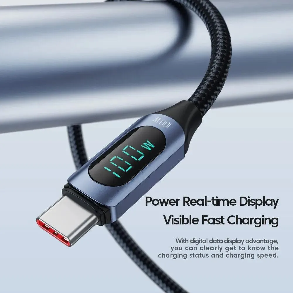 Toocki Fast Charging Type C Cable with Display: High-Speed Charging Solution for Multiple Devices