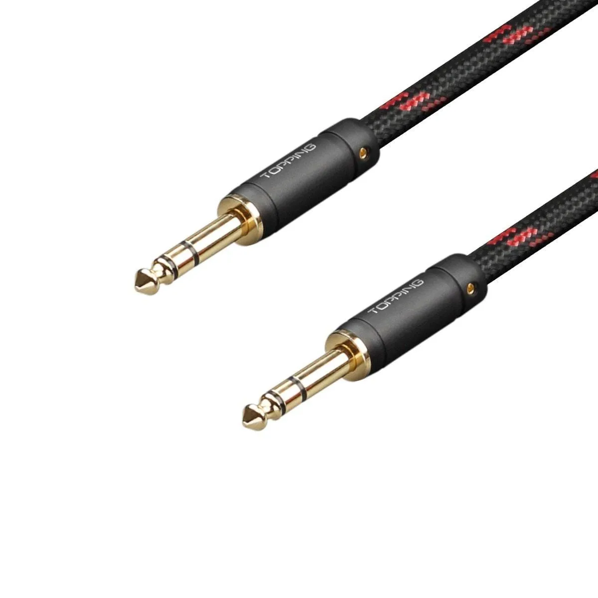 TOPPING TCT1 6.35mm TRS to 6.35mm TRS Balanced Copper Cable OCC (Pair)