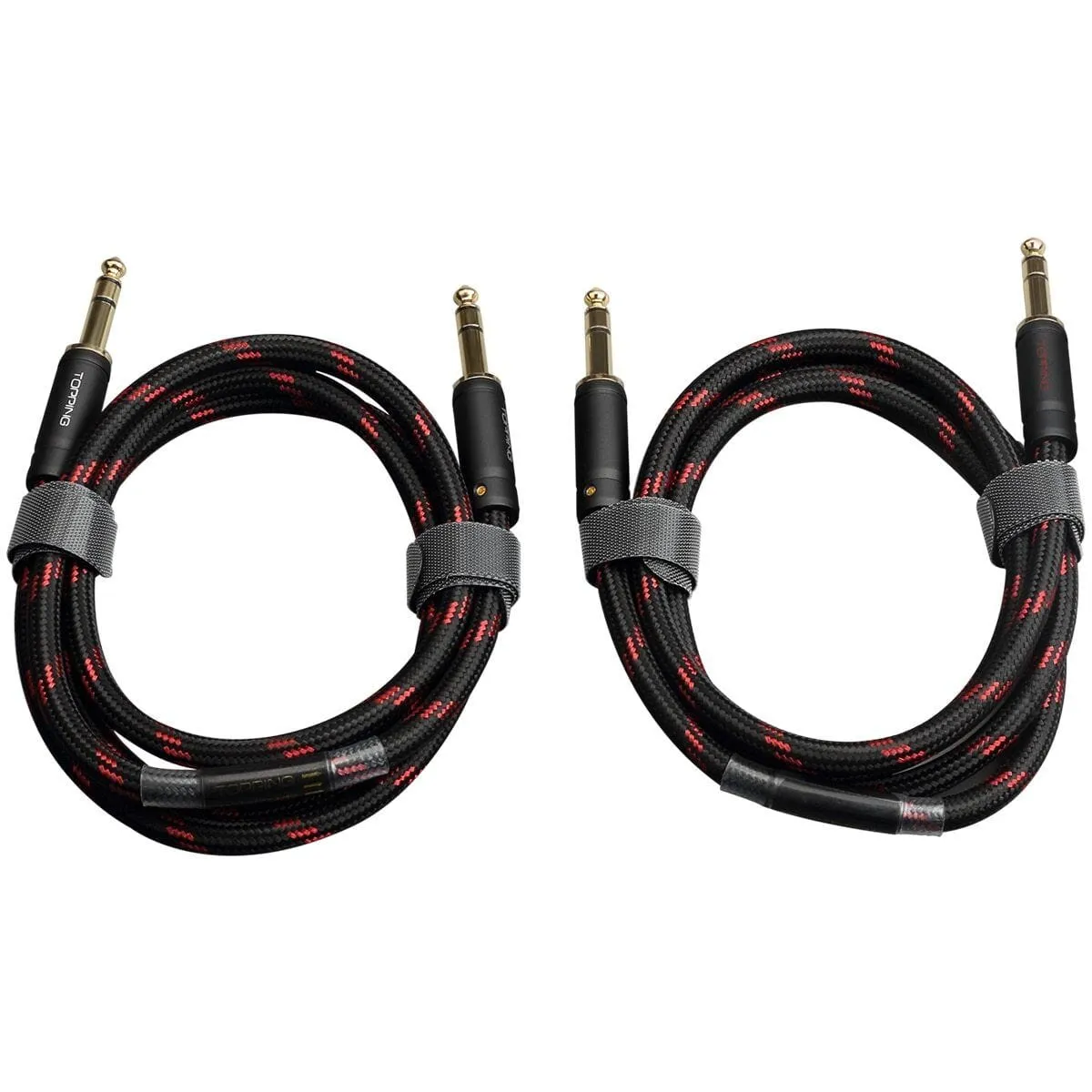 TOPPING TCT1 6.35mm TRS to 6.35mm TRS Balanced Copper Cable OCC (Pair)