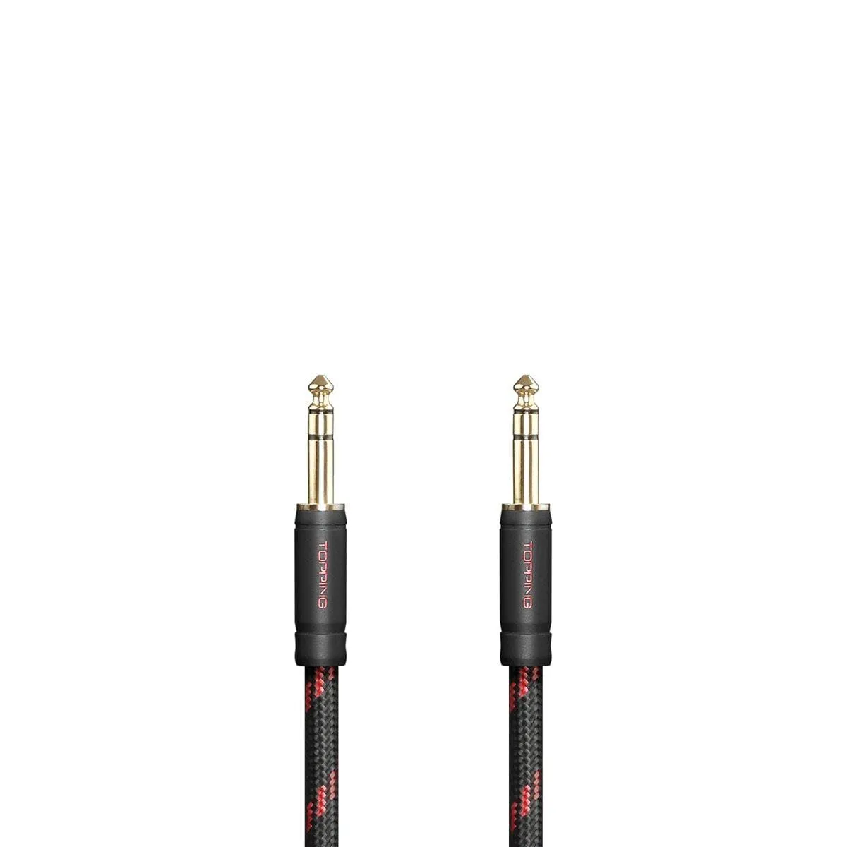 TOPPING TCT1 6.35mm TRS to 6.35mm TRS Balanced Copper Cable OCC (Pair)