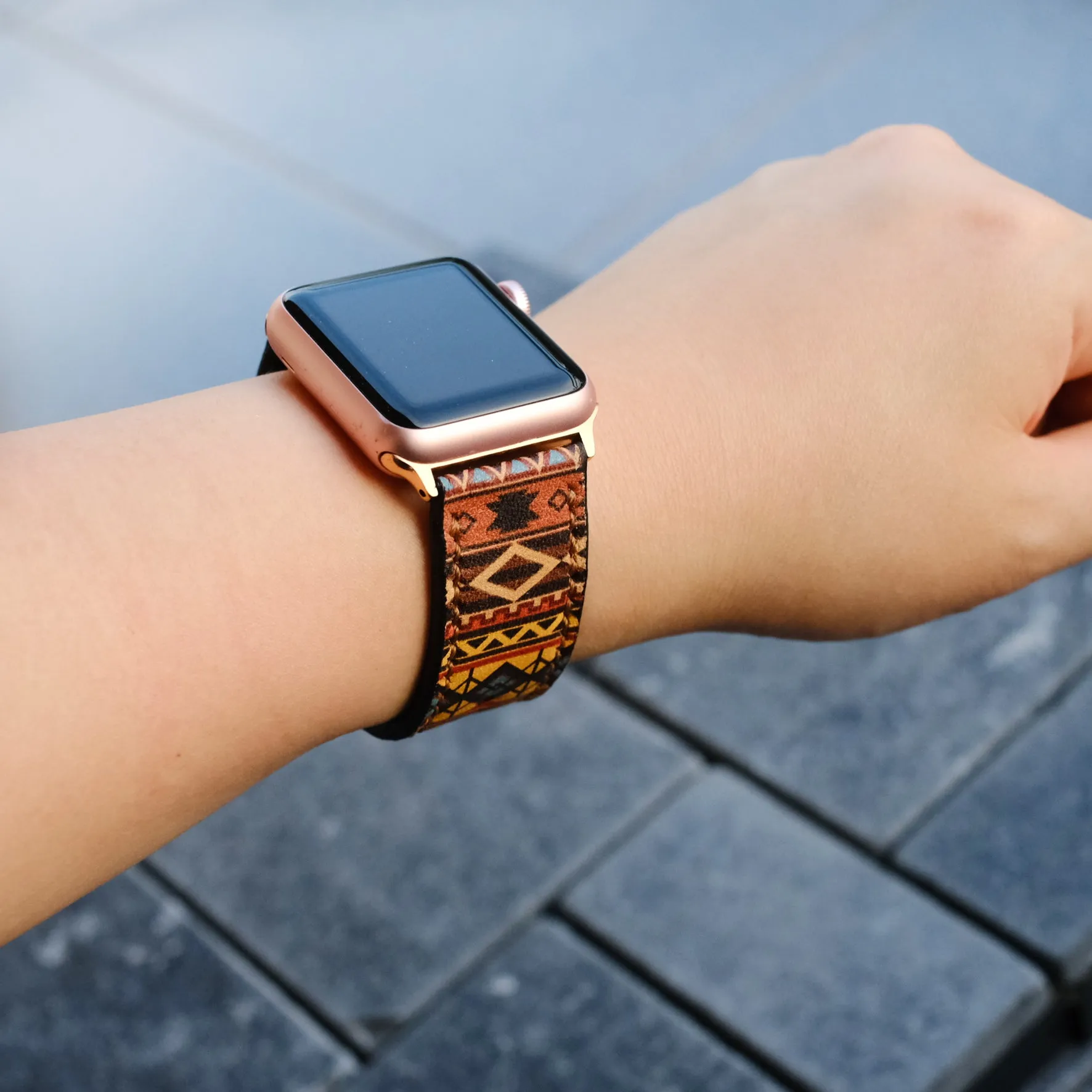 Totem Brown Apple Watch Replacement Band