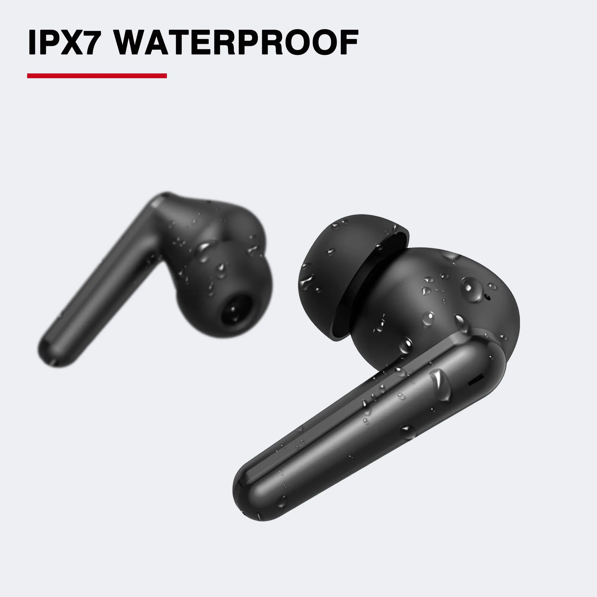 Tranya T30 Wireless Earbuds Immersive Sound 40h Playtime Ipx7 Waterproof