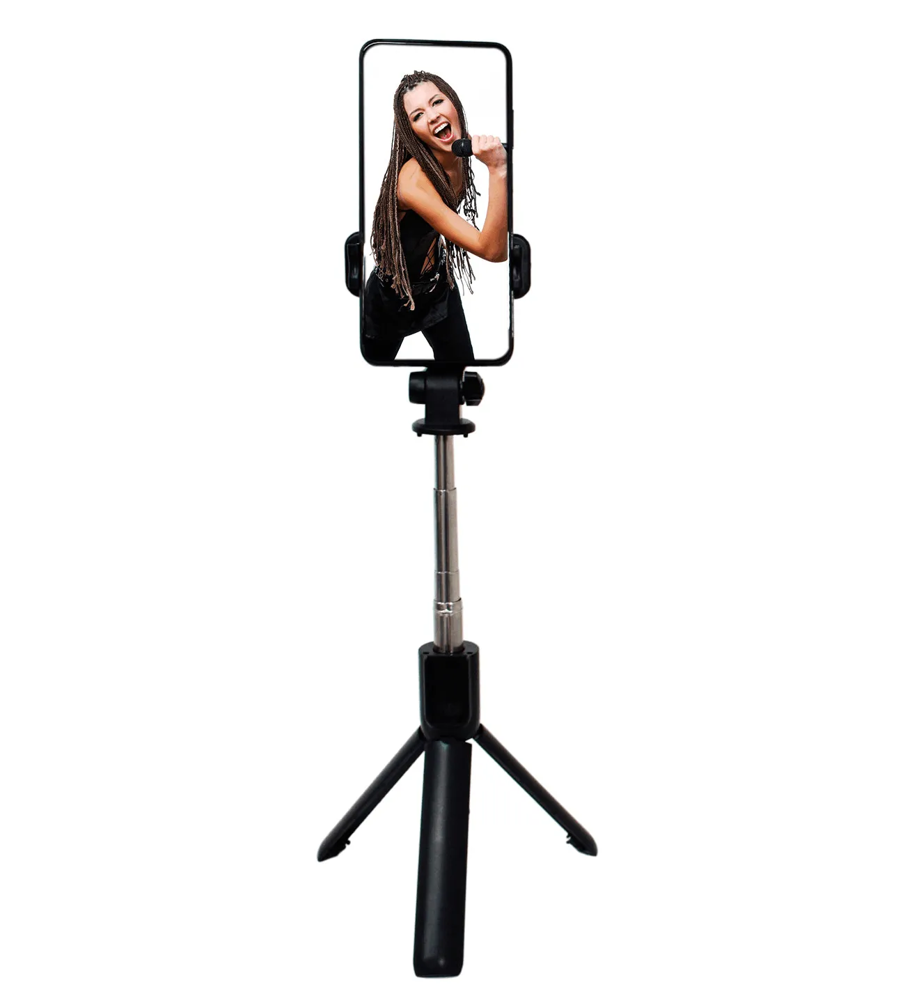 Tripod & Mini Live BroadCast Wireless Selfie Stick JC-11