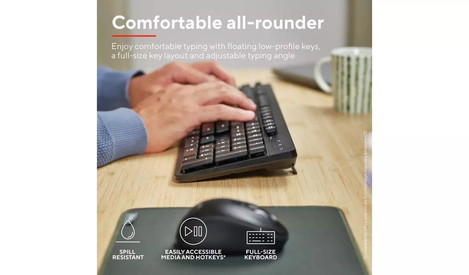 Trust ODY II Wireless Keyboard and Mouse Deskset