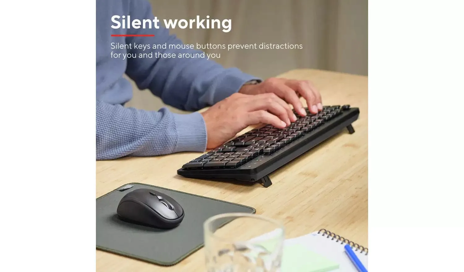 Trust ODY II Wireless Keyboard and Mouse Deskset