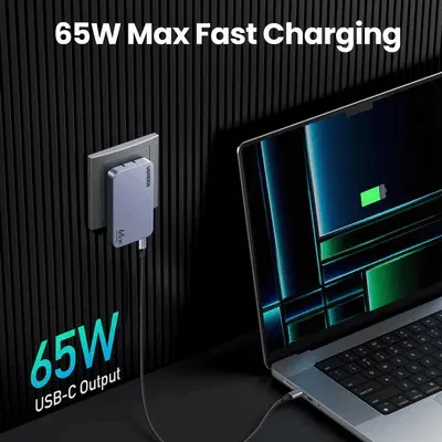 UGREEN Nexode Pro 65W 3-Port GaN Ultra-Slim Charger