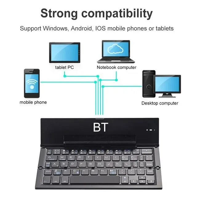 Ultra-thin Folding Keyboard GK608