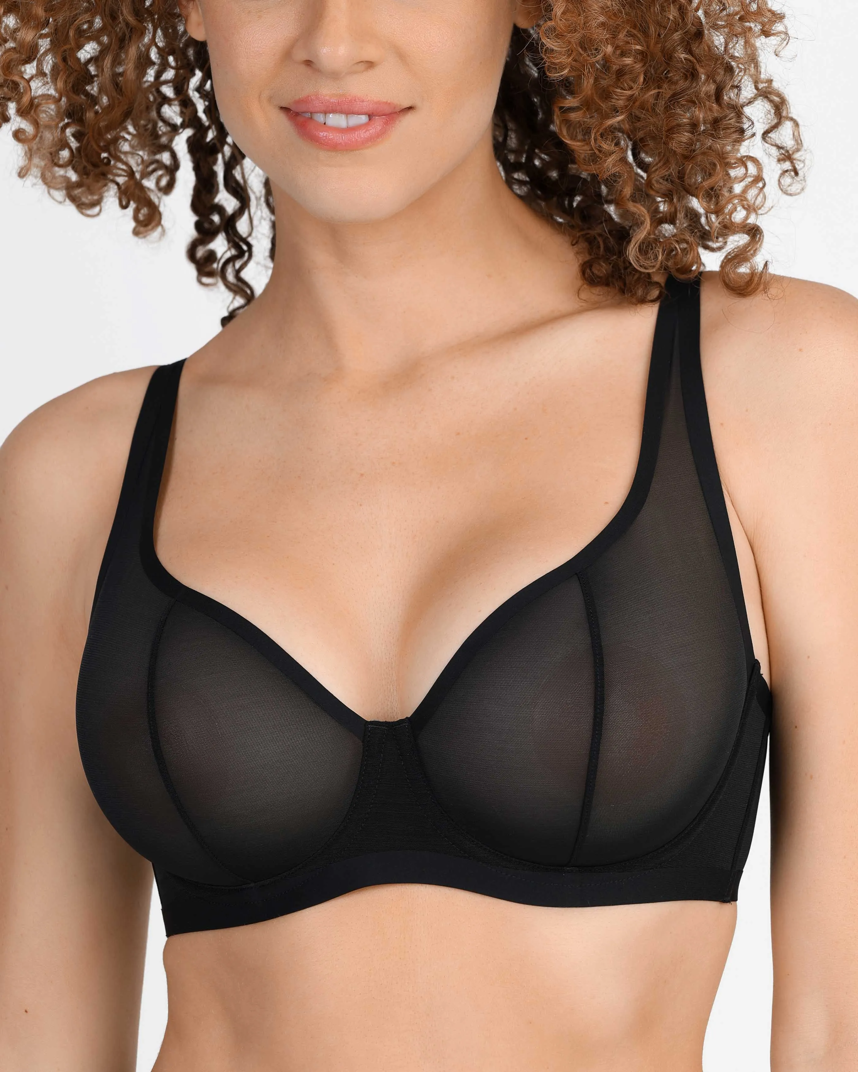 Ultrafine Mesh Underwire Bra