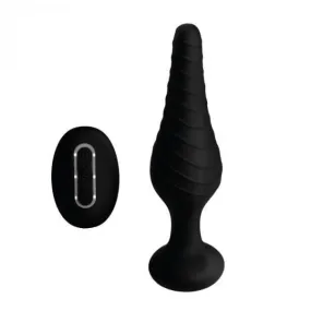 Under Control Rechargeable Silicone Vibrating Anal Plug with Remote Control