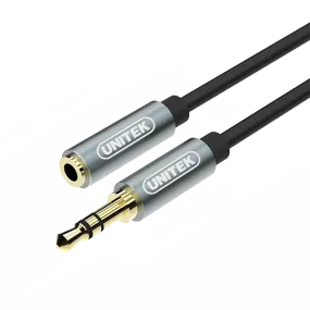 Unitek 3.5MM(M) TO 3.5MM(F) AUDIO CABLE - 1.0M (Y-C932ABK)