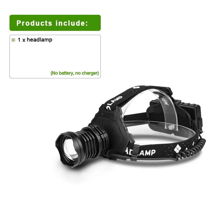 Upgraded Powerful Headlamp XHP199 Fishing Headlight Head Flashlight USB Rechargeable Head Torch Head Lantern 18650 Battery