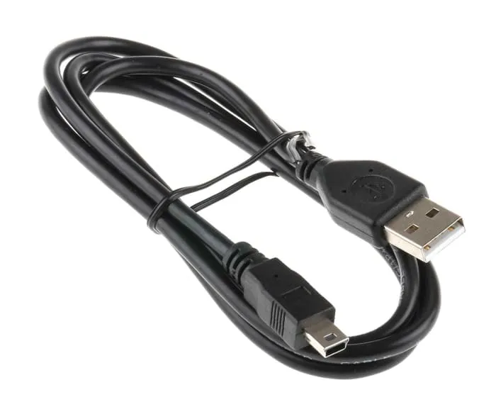 USB A to B Cable (Black) for Arduino Nano 120cm (1.2 meter)