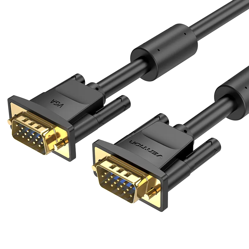 Vention 1080p VGA Cable (3 6) Male to Male Gold Plated (DAE) HD Video Connector for TV PC Projector