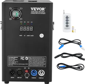 Vevor Cold Spark Machine 700W 6.5' to 16.4' Special Effects Fireworks for Events New